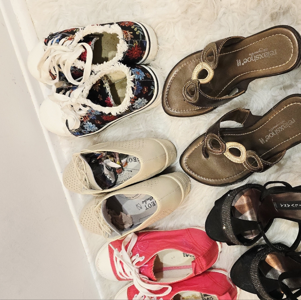 🔥 US Size 5.5 Bundle of 5 Pairs Women's Shoes - Picture 15 of 16